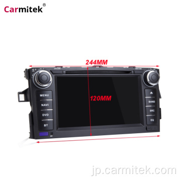 トヨタAURIS 2006-2011のDVD GPS